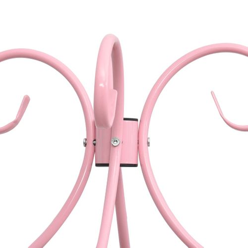 Cadre De Lit à Baldaquin Sans Matelas Rose Métal 120x200 Cm