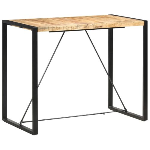 Table De Bar 140x70x110 Cm Bois De Manguier Massif