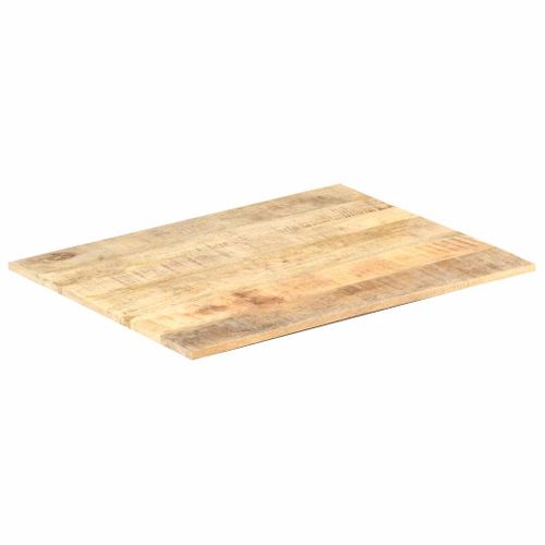 Dessus De Table Bois De Manguier Solide 15-16 Mm 70x60 Cm