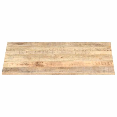 Dessus De Table Bois De Manguier Solide 15-16 Mm 70x60 Cm
