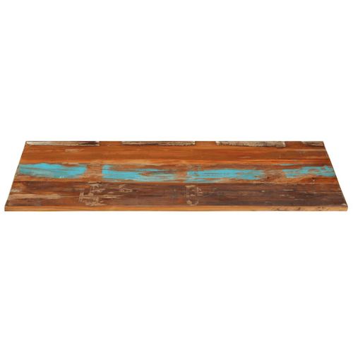 Dessus De Table Rectangulaire 60x100 Cm 15-16 Mm Bois Récupéré