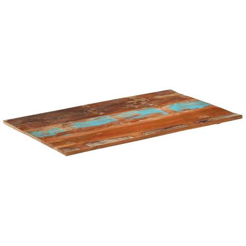 Dessus De Table Rectangulaire 60x100 Cm 15-16 Mm Bois Récupéré