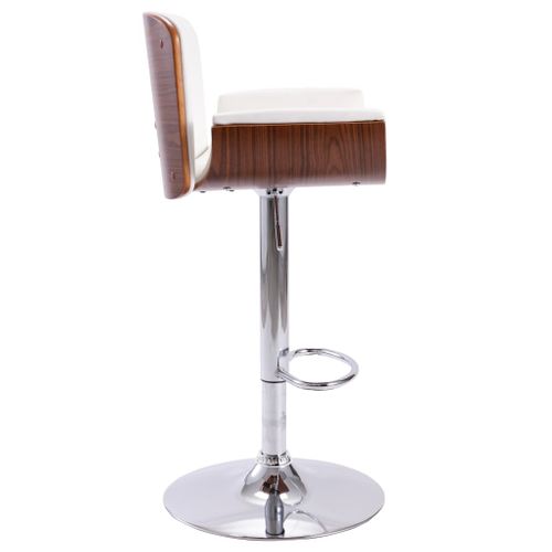 Tabouret De Bar Blanc Similicuir