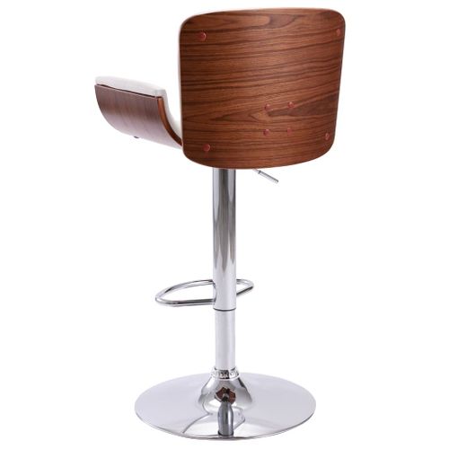 Tabouret De Bar Blanc Similicuir