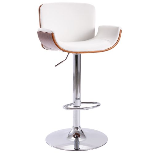 Tabouret De Bar Blanc Similicuir