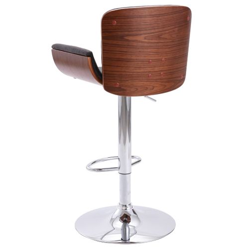 Tabouret De Bar Gris Tissu