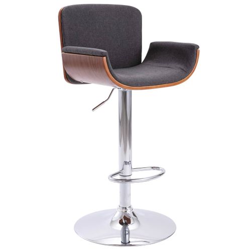 Tabouret De Bar Gris Tissu