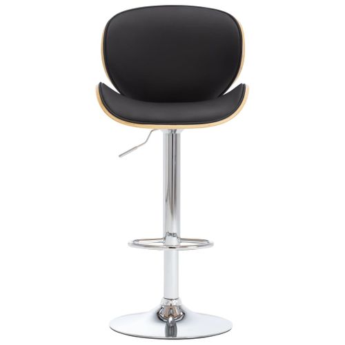 Tabouret De Bar Noir Similicuir
