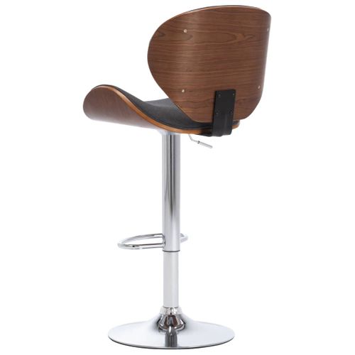 Tabouret De Bar Gris Tissu