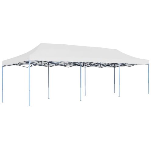 Tente De Réception Pliable 3x9 M Blanc