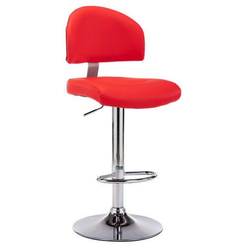 Tabourets De Bar Lot De 2 Rouge Simili