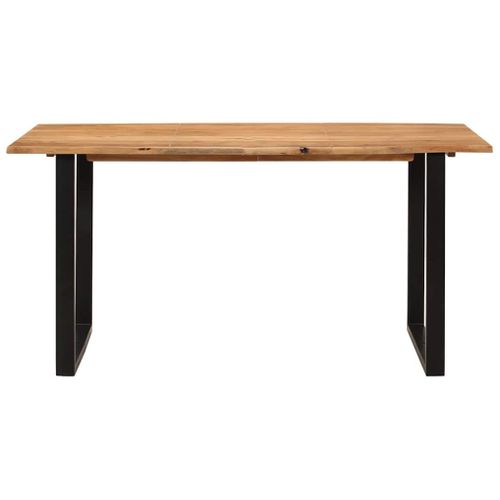 Table De Salle à Manger 154x80x76 Cm Bois D'acacia Solide