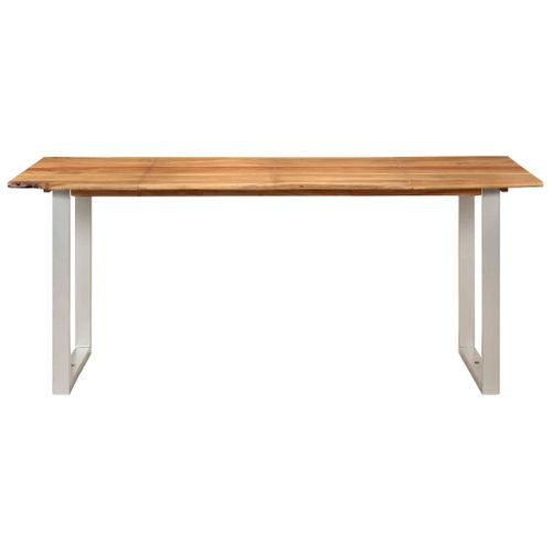 Table De Salle à Manger 180x90x76 Cm Bois D'acacia Massif