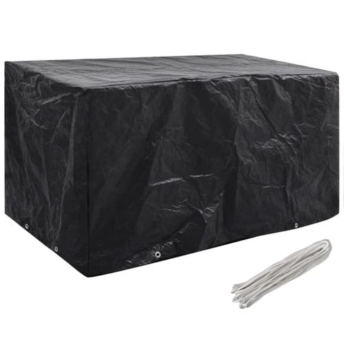 Housses De Salon De Jardin 2 Pièces 8 Oeillets 180x70x90 Cm