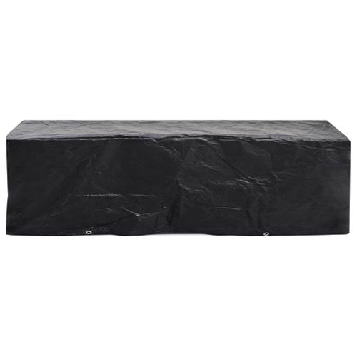 Housses De Chaise De Jardin 8 Oeillets 2 Pièces 218 X 77 X 55 Cm