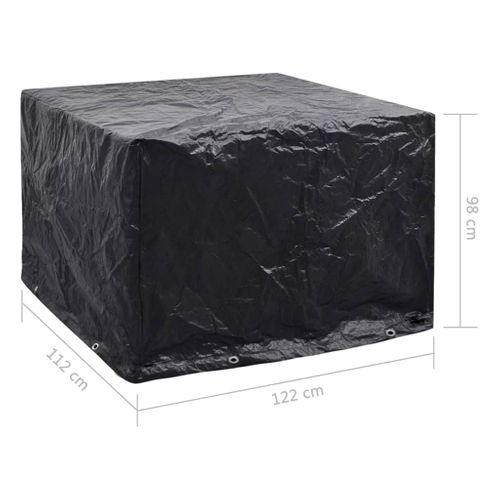 Housses De Salon De Jardin 2 Pièces 8 Oeillets 122x112x98 Cm