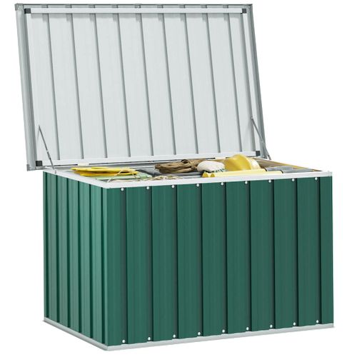 Coffre De Rangement De Jardin Vert 109x67x65 Cm