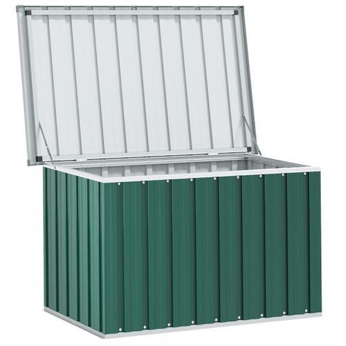 Coffre De Rangement De Jardin Vert 109x67x65 Cm