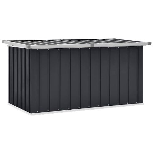 Boîte De Rangement De Jardin Anthracite 129x67x65 Cm