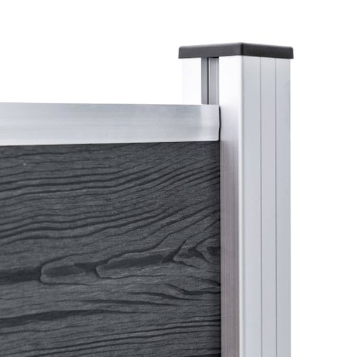 Poteaux De Clôture 2 PCs Aluminium 185 Cm