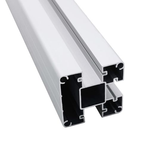 Poteaux De Clôture 2 PCs Aluminium 185 Cm