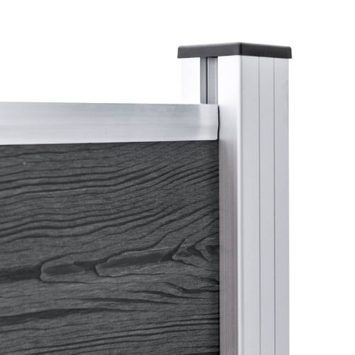 Poteaux De Clôture 3 PCs Aluminium 185 Cm