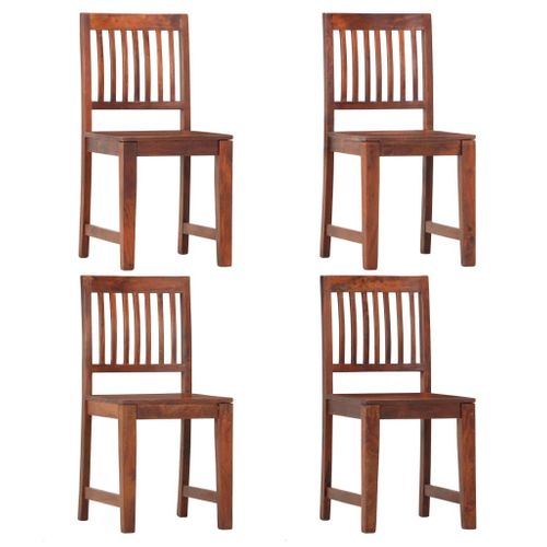Chaises à Manger Lot De 4 Bois Solide De Manguier