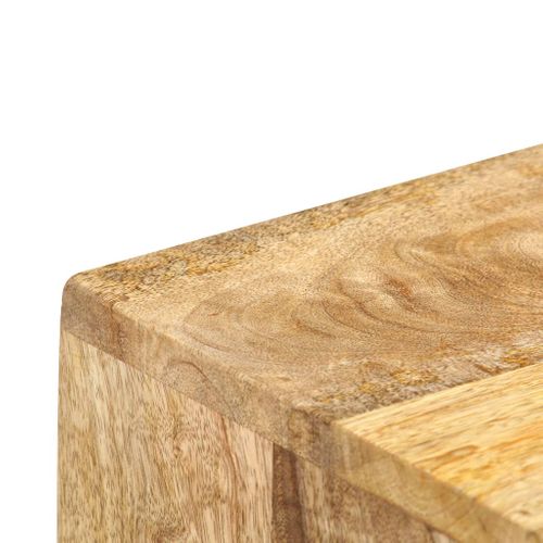 Meuble TV 97 X 35 X 47 Cm Bois De Manguier Massif