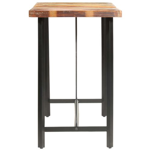 Table De Bar 180x70x107 Cm Bois De Récupération Solide