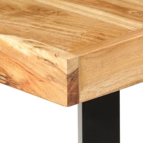Table De Bar 180x70x107 Cm Bois D'acacia Solide
