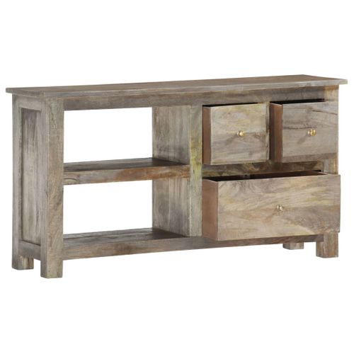 Meuble TV 100x30x55 Cm Bois De Manguier Massif