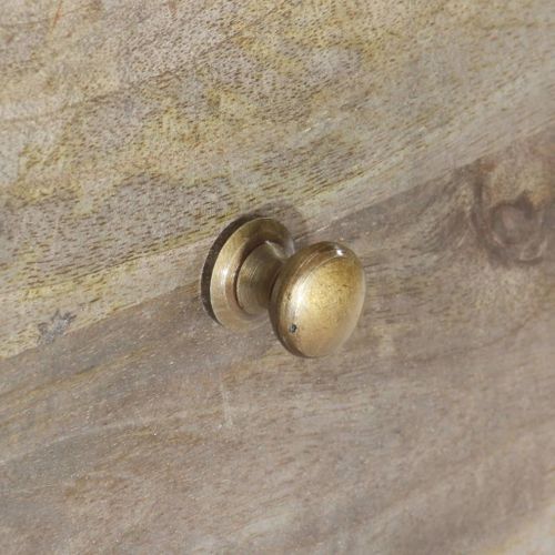 Meuble TV 100x30x55 Cm Bois De Manguier Massif