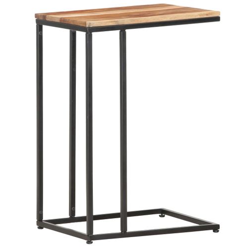 Table D'appoint 35x45x65 Cm Bois Massif