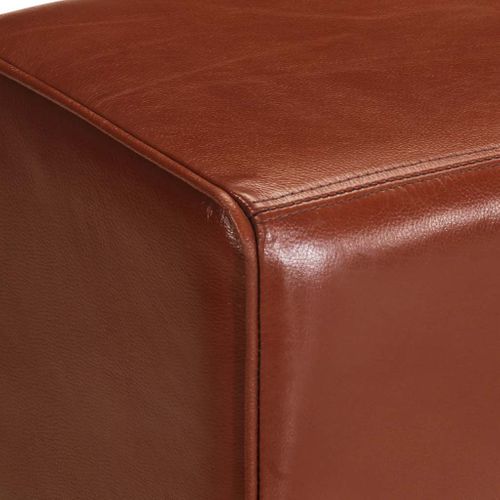 Banc Cheval D'arçon Vintage Cuir Véritable De Chèvre