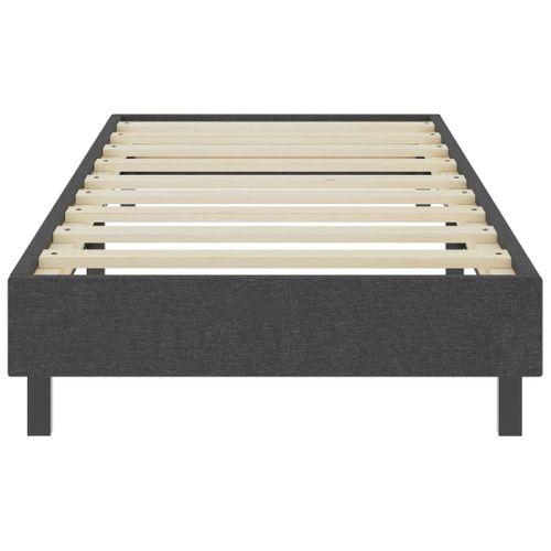 Sommier déco Gris Tissu 80x200 Cm