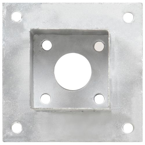 Ancres De Poteau 4 Pièces Métal Galvanisé 71 Mm