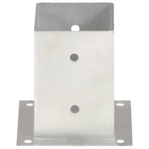 Ancres De Poteau 4 Pièces Métal Galvanisé 101 Mm