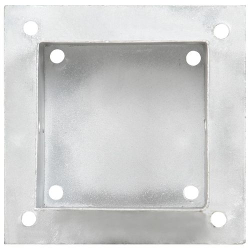 Ancres De Poteau 4 Pièces Métal Galvanisé 121 Mm