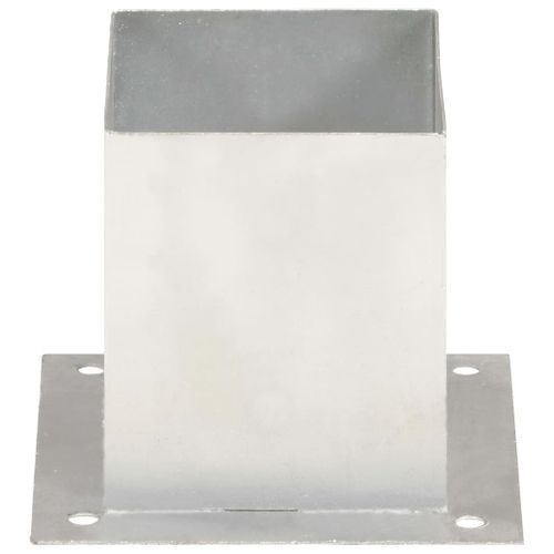 Ancres De Poteau 4 Pièces Métal Galvanisé 121 Mm