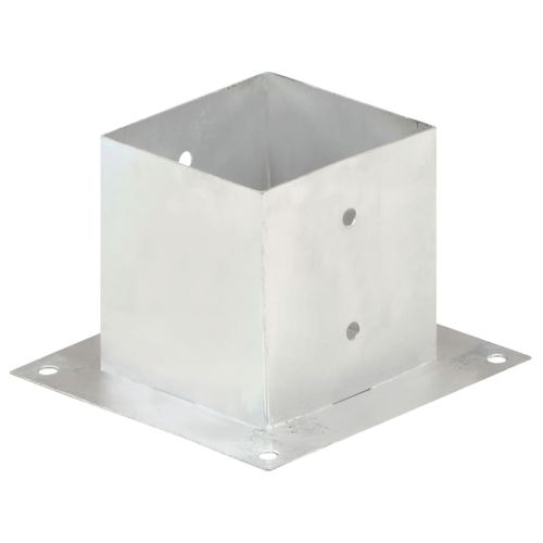 Ancres De Poteau 4 Pièces Métal Galvanisé 141 Mm