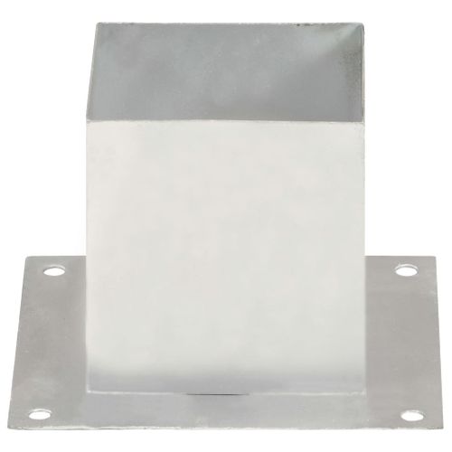 Ancres De Poteau 4 Pièces Métal Galvanisé 141 Mm