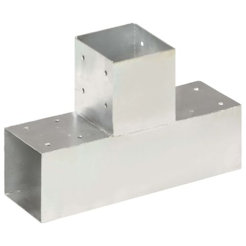 Connecteur De Poteau Forme En T Métal Galvanisé 91x91 Mm