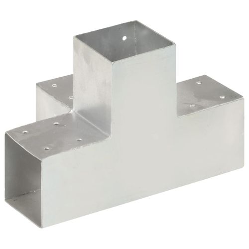 Connecteur De Poteau Forme En X Métal Galvanisé 91x91 Mm