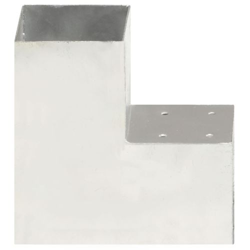 Connecteur De Poteau Forme En L Métal Galvanisé 101x101 Mm