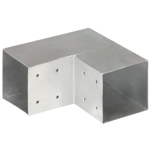 Connecteurs De Poteau 4pcs Forme En L Métal Galvanisé 101x101mm
