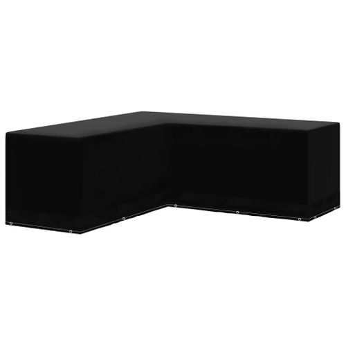 Housse De Salon De Jardin Forme De L 12 Oeillets 250x250x90 Cm