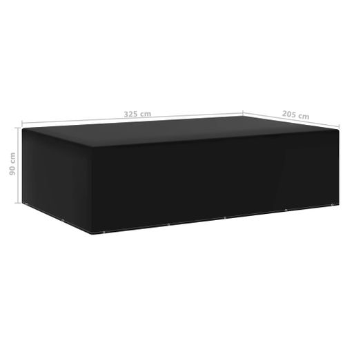 Housse De Salon De Jardin 12 Oeillets 205x325x90 Cm