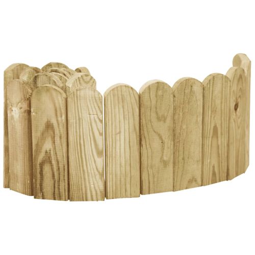 Rouleau De Bordure Vert 120 Cm Bois De Pin Imprégné