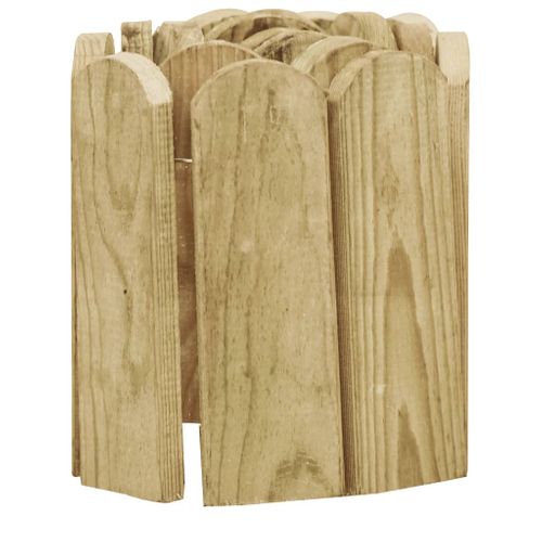Rouleau De Bordure Vert 120 Cm Bois De Pin Imprégné