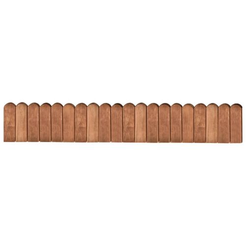 Rouleau De Bordure Marron 120 Cm Bois De Pin Imprégné
